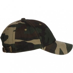 Baseball Caps Customized Letter Intial Baseball Hat A to Z Team Colors- Camo Cap White Black - Letter D - C018NDN946U $11.79