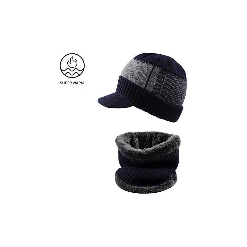 Skullies & Beanies Winter Patchwork Newsboy Outdoor - D-navy - CX18KMLAAK2 $12.37