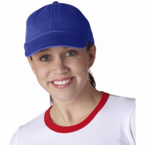 Baseball Caps Optimum Pigment Dyed-Cap - White - Royal - C9118PEAHIT $17.30