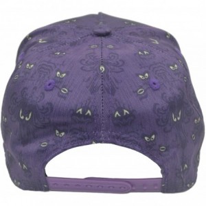 Baseball Caps Unisex Hip Hop Baseball Cap Adjustable Flat Bill Brim Snapback Hat - Haunted Mansion - CH18AU988N8 $8.77