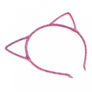 Headbands Multicolor Glitter Trendy Cat Ear Headband Accessories 12PC Set - CJ18C90I6WH $7.99