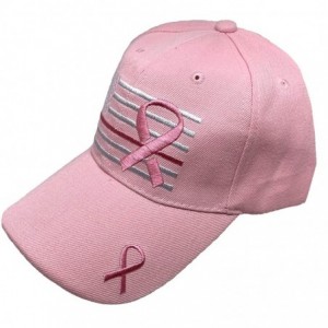 Baseball Caps Embroidered Pink Lives Matter Breast Cancer Awareness Pink Ribbon Adjustable Baseball Hat/Cap - Black & Pink - ...