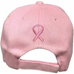 Baseball Caps Embroidered Pink Lives Matter Breast Cancer Awareness Pink Ribbon Adjustable Baseball Hat/Cap - Black & Pink - ...