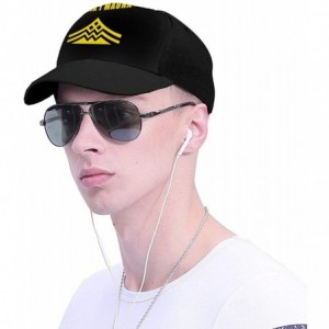 Baseball Caps Ku Kiai Mauna Kea Men Retro Adjustable Cap for Hat Cowboy Hat - Black - CH18YDH6QR3 $25.04