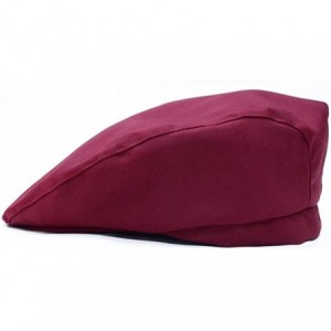 Newsboy Caps Flat Beret - Chef Flat Beret Flat Scally Cap Golf Beret Newsboy Driver Hat Cap for Men - Winered - CP18M4SCIL6 $...