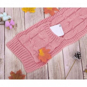 Skullies & Beanies Women Winter Warm Braided Cable Knit Beanie Scarf Set - Pink - C018EL80S20 $30.79