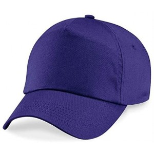Baseball Caps Mens Original Cotton Baseball Cap - Purple - CN116LRKB75 $10.02