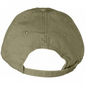 Baseball Caps Solid Low-Profile Pigment-Dyed Cap (145) - Khaki - CI1123PIJQJ $8.89