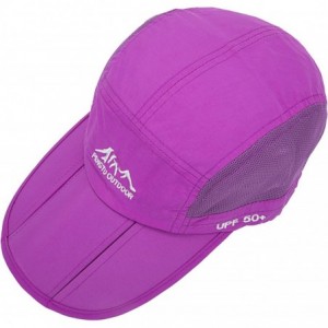 Sun Hats Summer Baseball Cap with Bill Quick Dry Mesh Back UPF50 Portable Sun Hats - C417YCEM6G6 $8.91