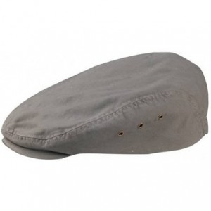 Newsboy Caps Washed Canvas Ivy Cap - Dark Gray - CR11057UEFL $8.96