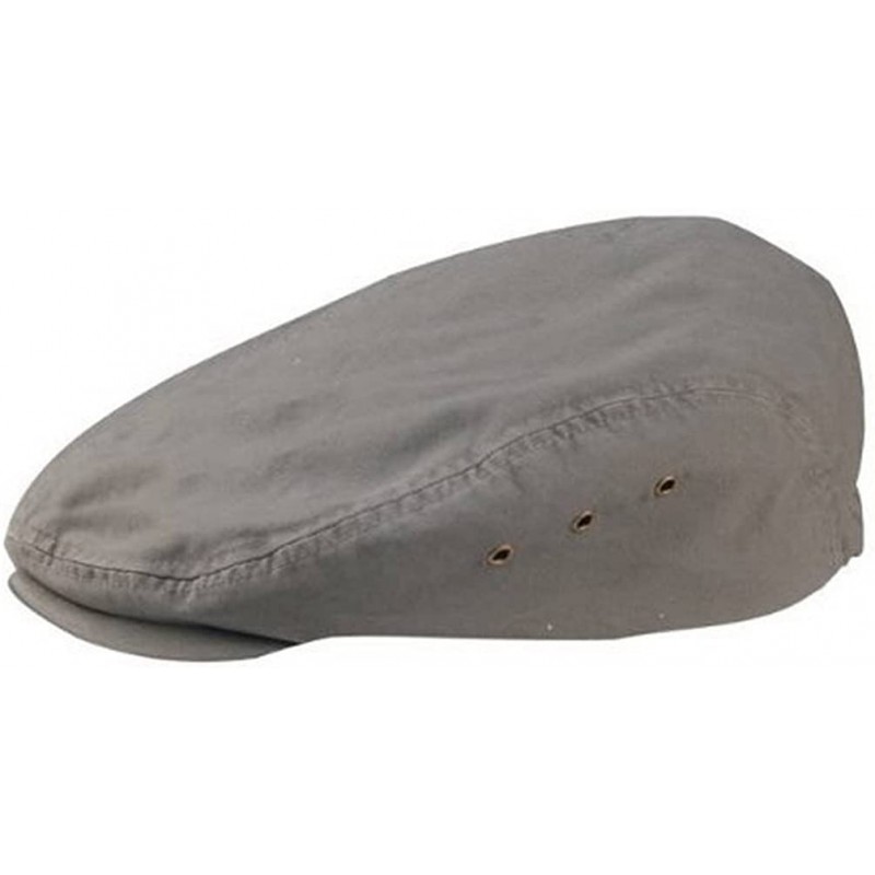 Newsboy Caps Washed Canvas Ivy Cap - Dark Gray - CR11057UEFL $8.96