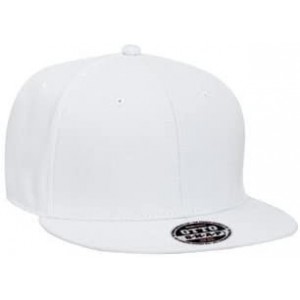 Baseball Caps Custom Snapback Hat Otto Embroidered Your Own Text Flatbill Bill Snapback - White - C2187D7IADI $26.33