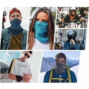 Balaclavas Multi-Purpose Neck Gaiter with Safety Carbon Filters Bandanas for Sports/Outdoors/Festivals - Grey - CS1989U7R09 $...