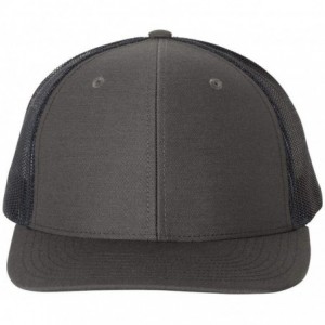 Baseball Caps Snapback Trucker Cap - 112 - Charcoal/ Navy - CL12E6DPJLD $9.51