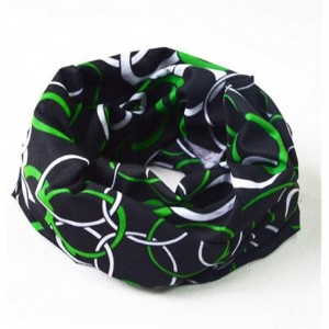 Balaclavas Seamless Face Mask Silk Fabric Headwear Headband Neck Gaiter Multifunctional - Blue & Green & Bike - CT197SLA3OO $...