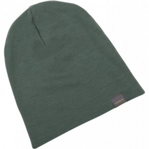 Skullies & Beanies Unisex Merino Wool Cuff Beanie Hat - Choose Your Color - Teal - CR192T64MGA $19.14