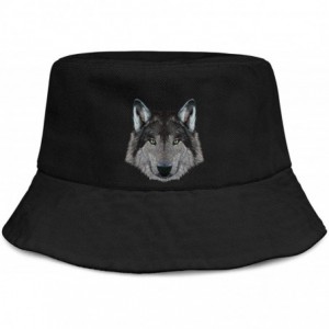 Sun Hats Unisex Bigfoot Flamingo Protection Packable - Big Wolf Head-2 - CW18WU327LR $12.36