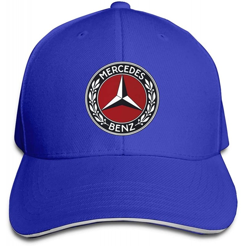 Baseball Caps Adult Men and Women Mercedes Benz Logo Hat Adjustable Fits Hat Lovely Baseball Cap - Blue - CL196N8NGXX $9.59