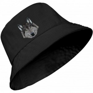 Sun Hats Unisex Bigfoot Flamingo Protection Packable - Big Wolf Head-2 - CW18WU327LR $12.36