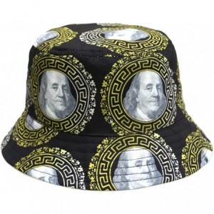 Bucket Hats Unisex Microfiber Patterned Bucket Hats - Multi Design - 1580 Benjamin - C912BJKPOAV $17.74