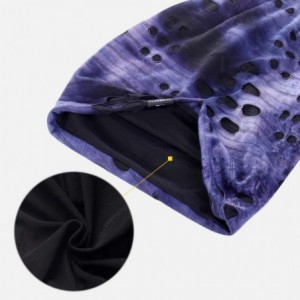 Skullies & Beanies Summer Slouchy Thin Beanie Hats Chic Skull Cap for Men B402 - Tie-dye-090b-purple - CM199GLHEZZ $12.82