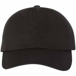 Baseball Caps Boys Unstructured Classic Dad's Cap - Black - CP113GJJOID $10.27