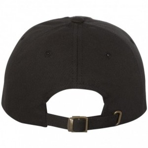 Baseball Caps Boys Unstructured Classic Dad's Cap - Black - CP113GJJOID $10.27