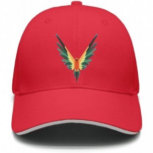 Baseball Caps Maverick Bird Logo Black Cap Hat One Size Snapback - 0logan Sun Conure-5 - CR18LTDEI4G $12.74