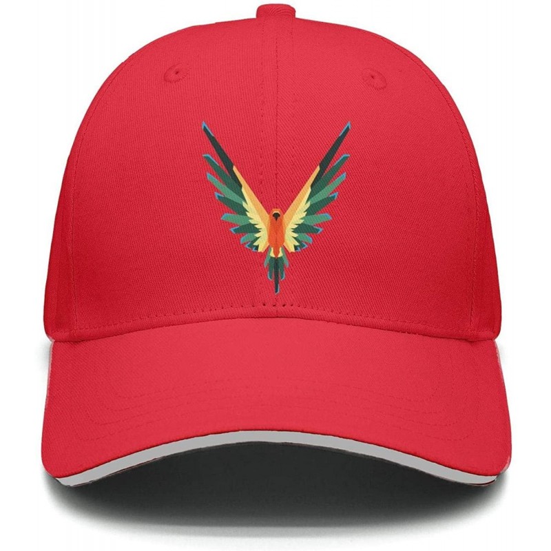 Baseball Caps Maverick Bird Logo Black Cap Hat One Size Snapback - 0logan Sun Conure-5 - CR18LTDEI4G $12.74