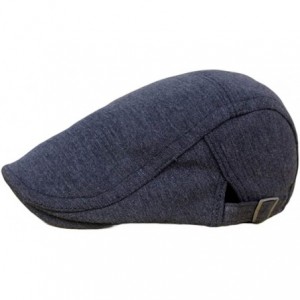 Newsboy Caps Mens Vantige Flat Ivy Cabbie Newsboy Hat Cap - Light Blue a - CZ127J1XBUZ $10.50