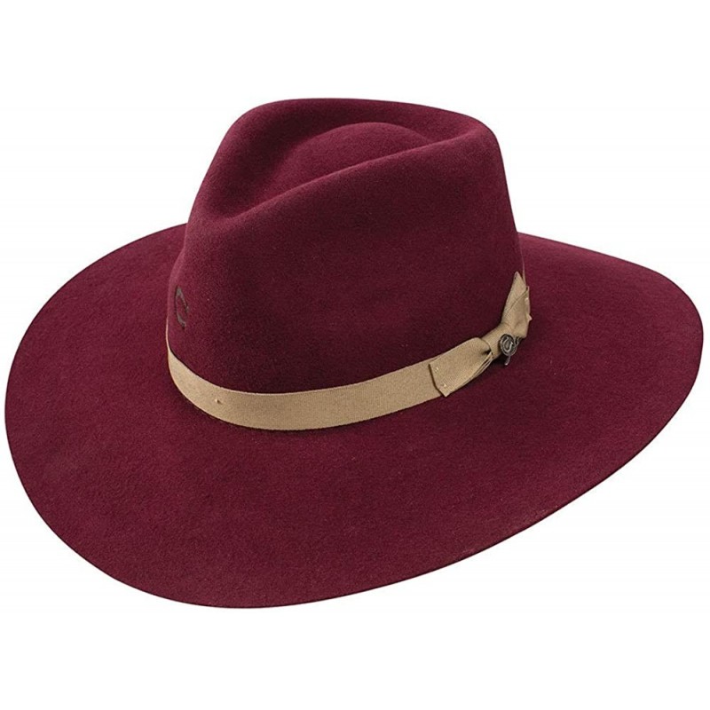 Cowboy Hats Highway Burgundy Felt Hat - CWHIWA-403682 - CV18GCO8L5L $42.97