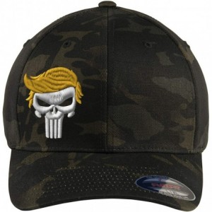 Baseball Caps Custom Embroidered President 2020"Keep Your HAT Great. Punisher Trump 6277 Flexfit Hat. - Multicam Black Camo -...