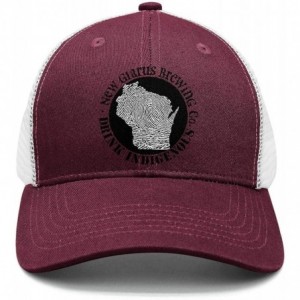 Baseball Caps Unisex New-Glarus-Brewing-Beer- Style Cap Visor Hats - Maroon-44 - CD18O982MW3 $20.90