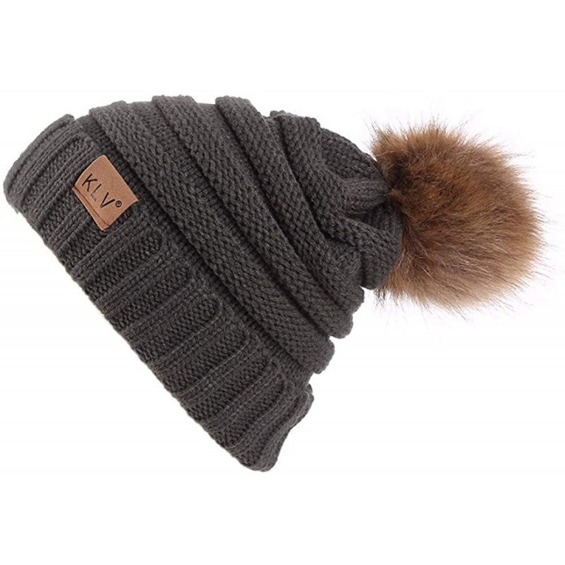 Fedoras Unisex Stretch Outdoor Beanies - B-women Brown - C51923A5G8N $12.77