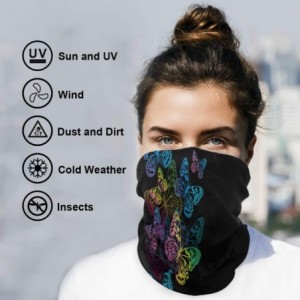 Balaclavas Beautiful Feathers Peacock Half Face Mask Scarf Cover Dust Wind Neck Warmer Bandana Women Men - As Picture 8 - CB1...