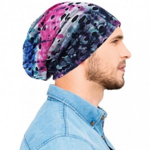 Skullies & Beanies Men Summer Beanie Long Slouchy Thin Lightweight Skull Cap B011h - B077-blue - CH198UZ0HSZ $10.26