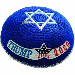 Skullies & Beanies Trump 2020 Caption Yarmulke Everyday - CJ18YEO9MHZ $14.12