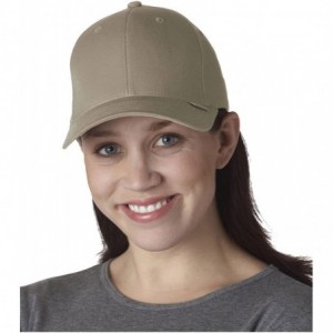 Baseball Caps Adult's 5001 2-Pack Premium Original Twill Fitted Hat - Khaki - CO12H39ENVT $21.01