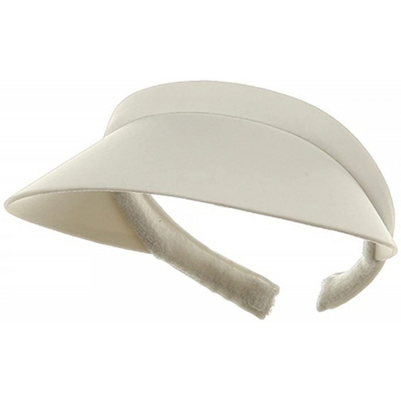 Visors Nylon Small Clip On - White - C117YW386UR $8.85