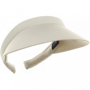 Visors Nylon Small Clip On - White - C117YW386UR $8.85