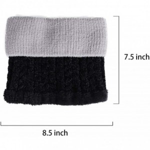 Skullies & Beanies Womens Winter Beanie Hat Warm Knit Skull Hat Scarf Set for Girl Slouchy Thick Fleece Lined Ski Hat with Po...