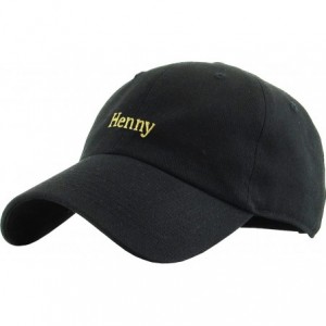 Baseball Caps Henny Leaf Fist Bottle Dad Hat Baseball Cap Polo Style Unconstructed - (1.4) Black Henny Classic - CI12N46ILY6 ...