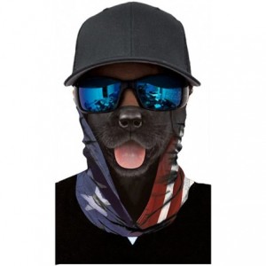 Balaclavas Unisex Seamless Bandana Face Masks- USA Flag Print Multifunction Magic Scarf Headband Balaclava for Outdoors - B -...