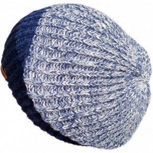 Skullies & Beanies Unique Winter Skull Beanie Mix Knit Slouchy Hat Ski Cap for Men & Women - Blue - CM12N24ZXTF $11.11