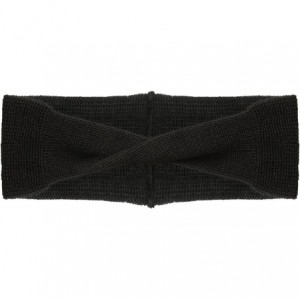 Cold Weather Headbands Women's The Roberta Super-Soft Headband with Front Twist - Black - CU11V890Z81 $13.28