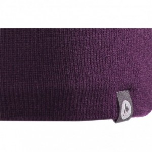 Skullies & Beanies Men's Alpha Direct Beanie - Deep Plum - C317YKSHUKY $18.71