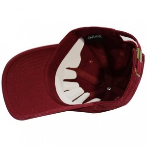 Baseball Caps Latinas Dad Hat Cotton Baseball Cap Polo Style Low Profile - Burgundy - CU18665R9IC $11.58