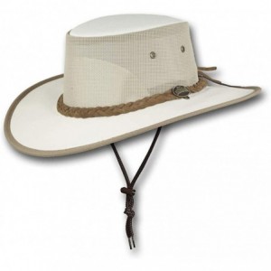 Sun Hats Canvas Drover Hat - Item 1057 - Cream - C318LGQ0M3H $92.67