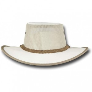 Sun Hats Canvas Drover Hat - Item 1057 - Cream - C318LGQ0M3H $45.26