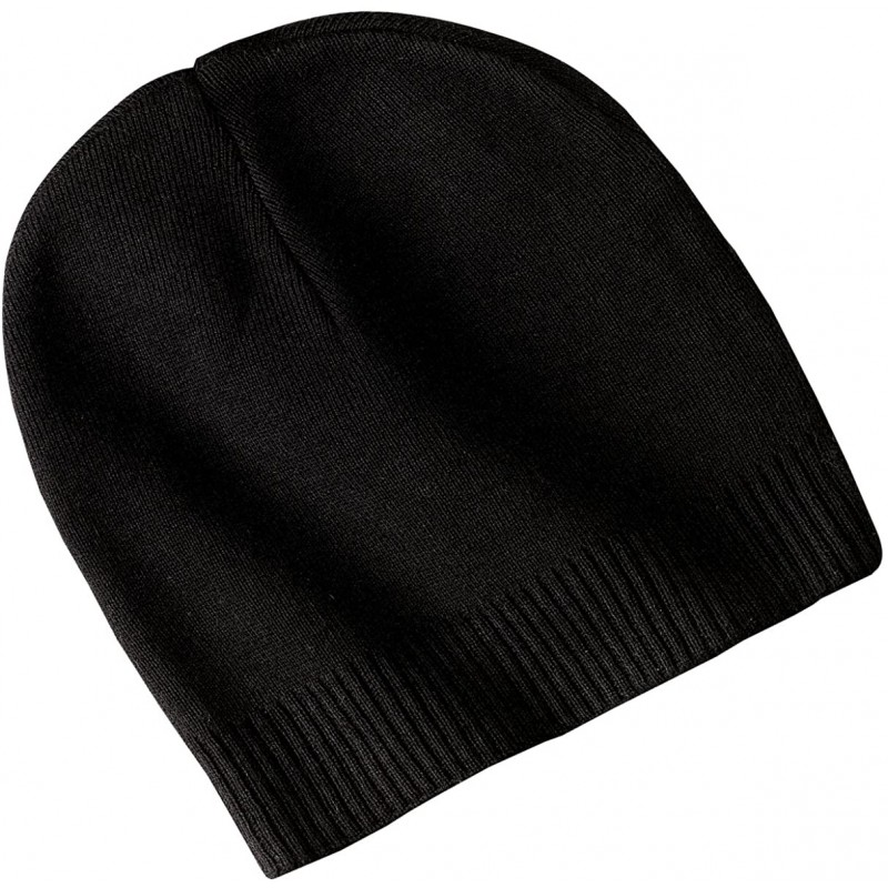 Skullies & Beanies Men's 100% Cotton Beanie - Black - C611NGRQV63 $10.26